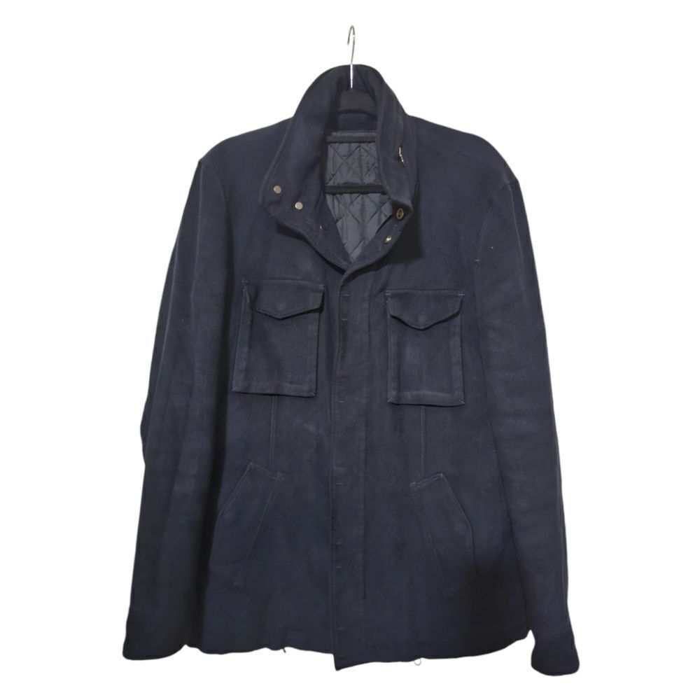 ELIE TAHARI Navy Removable Liner Heavy Coat Jacket - Size XL